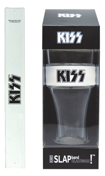 KISS Slap Band Single Pint Glassware