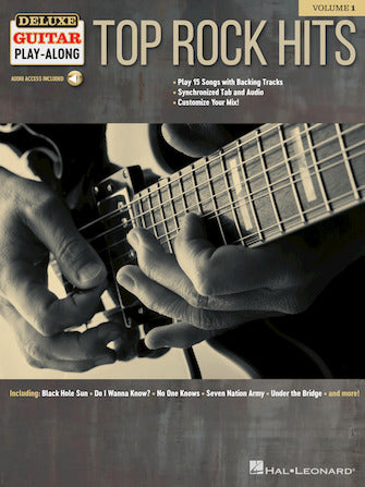 Top Rock Hits - Deluxe Guitar Play-Along Vol. 1