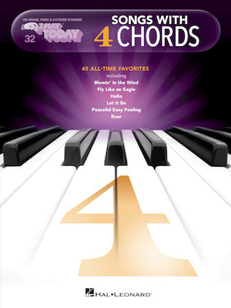 Songs with 4 Chords - E-Z Play Today Vol. 32