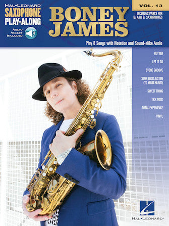 James, Boney - Saxophone Play-Along Vol. 13