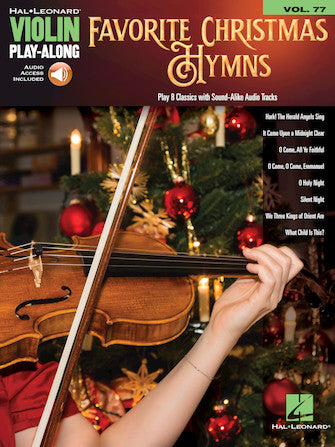 Favorite Christmas Hymns - Violin Play-Along Volume 77