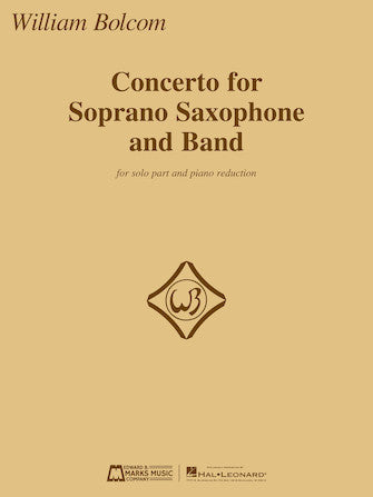 Concerto for Soprano Saxophone and Band - Soprano Saxophone and Piano Reduction