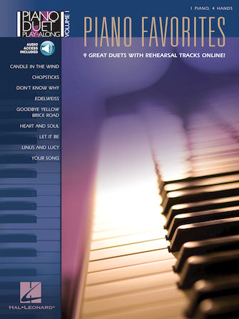 Piano Favorites - Piano Duet Play-Along Volume 1