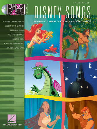 Disney Songs - Piano Duet Play-Along Volume 6