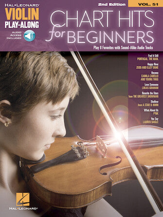 Chart Hits for Beginners - Violin Play-Along Vol. 51