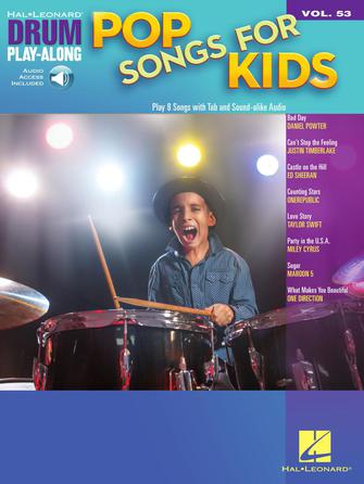 Pop Songs for Kids - Drum Play-Along Vol. 53