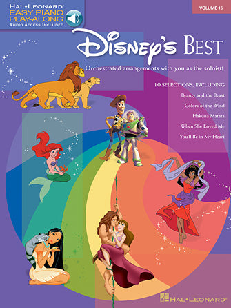 Disney's Best - Easy Piano Play-Along Vol. 15