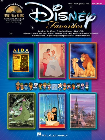 Disney Favorites - Piano Play-Along Volume 92