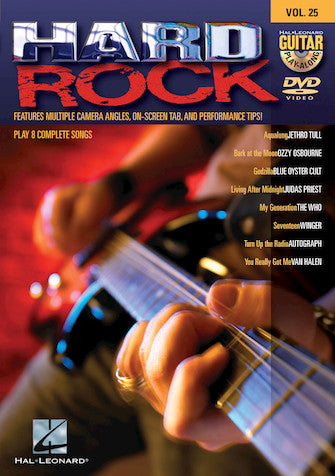 Hard Rock - Guitar Play-Along DVD Volume 25