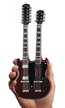 Gibson Sg Eds-1275 Doubleneck Cherry Mini Guitar Replica