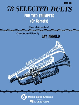 78 Selected Duets for Trumpet or Cornet - Book 1 Easy Intermediate