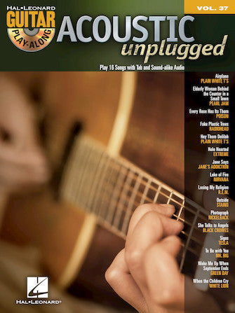 Acoustic Unplugged - Guitar Play-Along Vol. 37