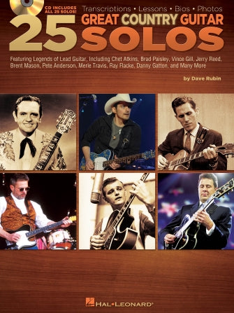 Twenty-Five Great Country Guitar Solos