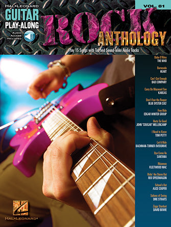 Rock Anthology - Guitar Play-Along Vol. 81