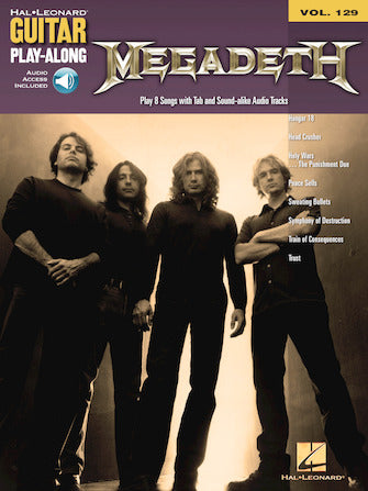 Megadeth - Guitar Play-Along Volume 129