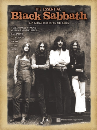 Black Sabbath - Essential - Easy Guitar with Riffs and Solos