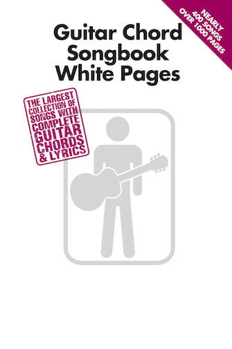 Guitar Chord Songbook White Pages