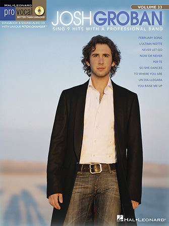 Groban, Josh - Pro Vocal Men's Vol. 33