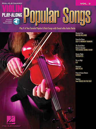 Popular Songs - Violin Play-Along Volume 2