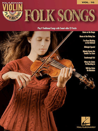 Folk Songs - Violin Play-Along Vol. 16