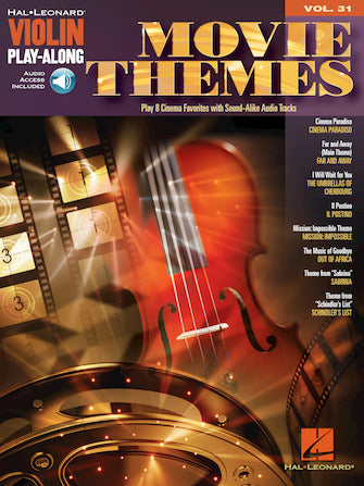 Movie Themes - Violin Play-Along Volume 31