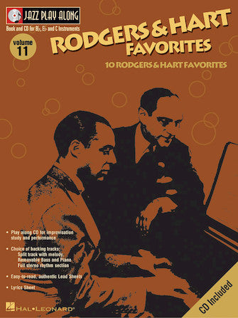 Rodgers and Hart Favorites - Jazz Play Along, Vol. 11