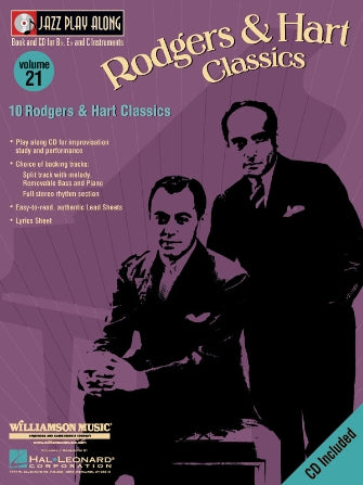 Rodgers & Hart Classics - Jazz Play Along Vol. 21