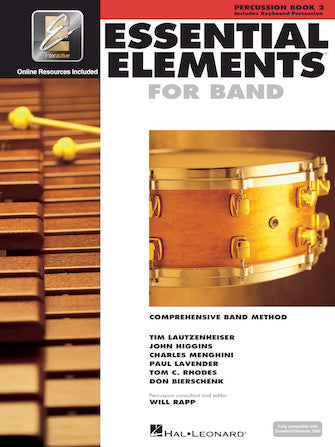 Essential Elements for Band - Percussion Book 2 (w/EEi)