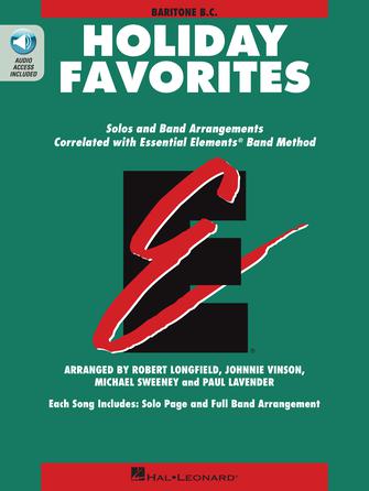 Essential Elements Holiday Favorites - Baritone B.C. (includes online audio)