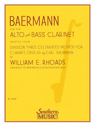 Baermann for Alto and Bass Clarinet