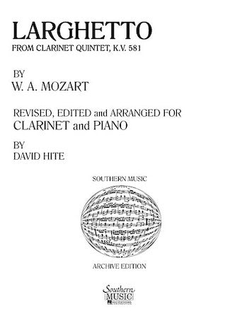 Larghetto (from Clarinet Quintet, K581)