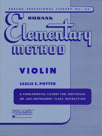 Rubank Elementary Method - Violin