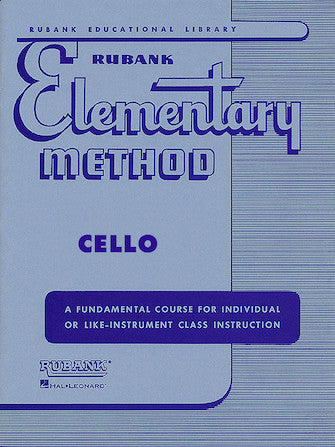 Rubank Elementary Method - Cello