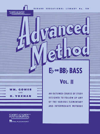 Rubank Advanced Method, Vol. 2 - Bass/Tuba (Sousaphone)