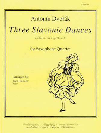 Three Slavonic Dances - Sax Qt -