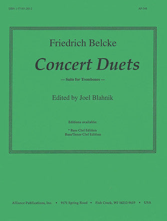 Concert Duets - Trbn 2 - Bass Clef