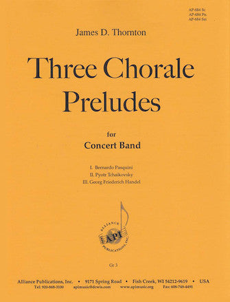 Three Chorales For Band - Set