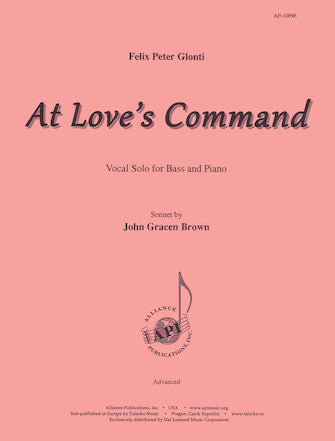 At Loves Command - Bass Voc-pno