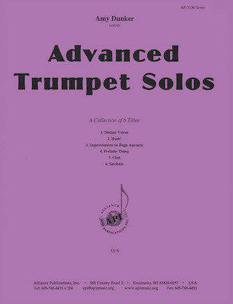 Advanced Trumpet Solos By Amy Dunker - 6