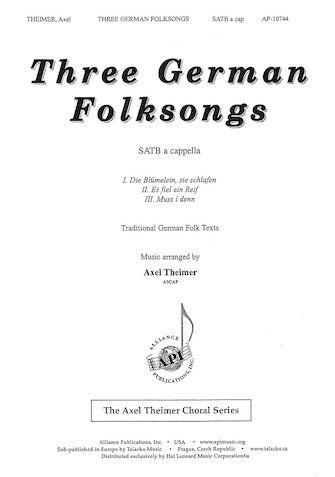 Three German Folksongs