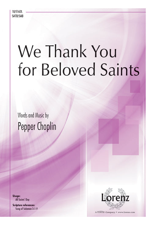 We Thank You for Beloved Saints