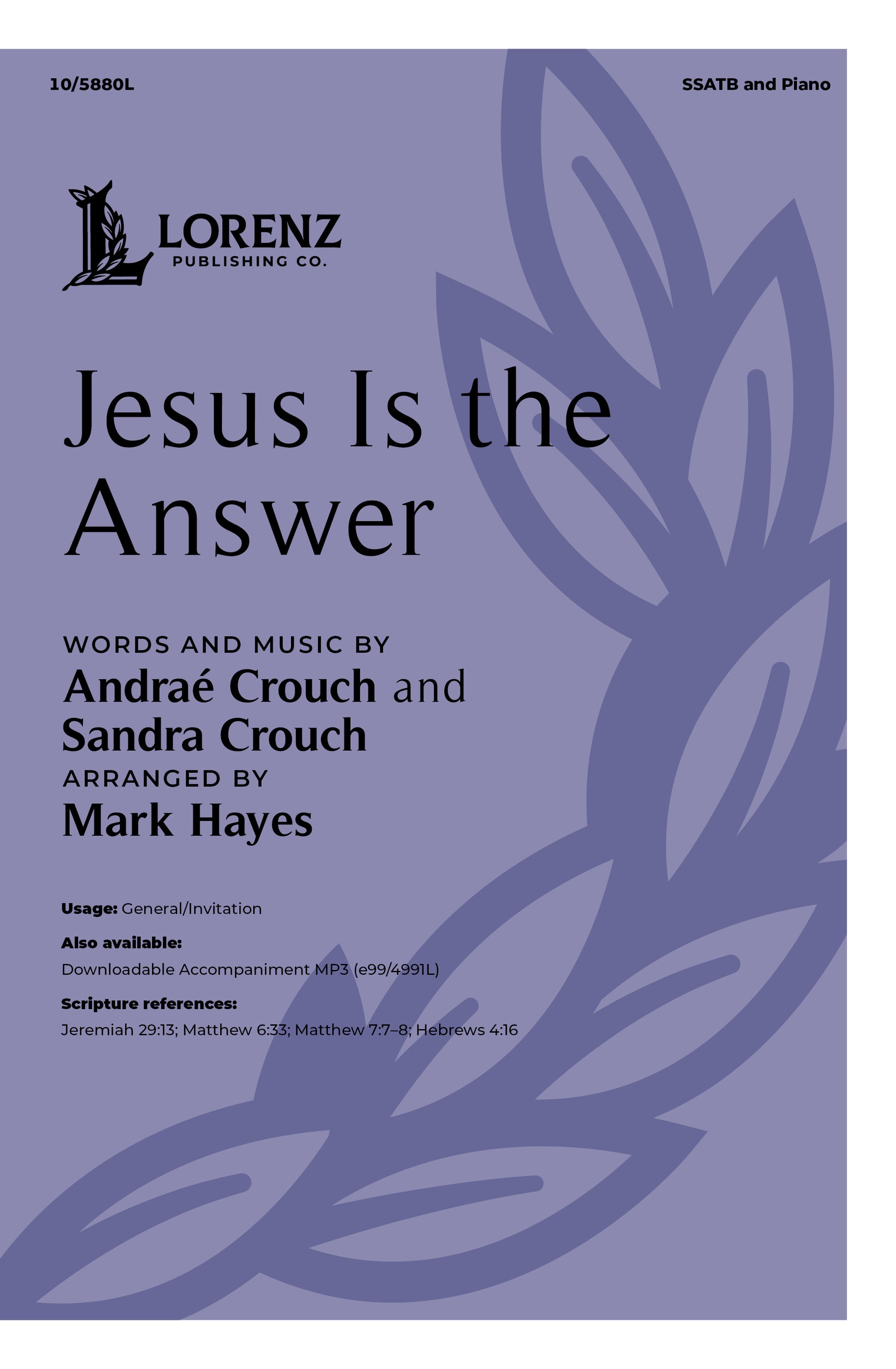 Jesus Is the Answer