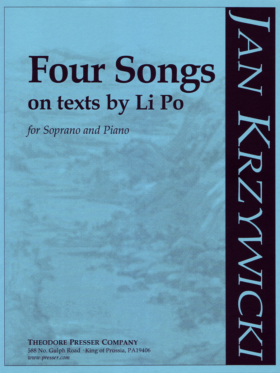 Four Songs On Texts By Li Po