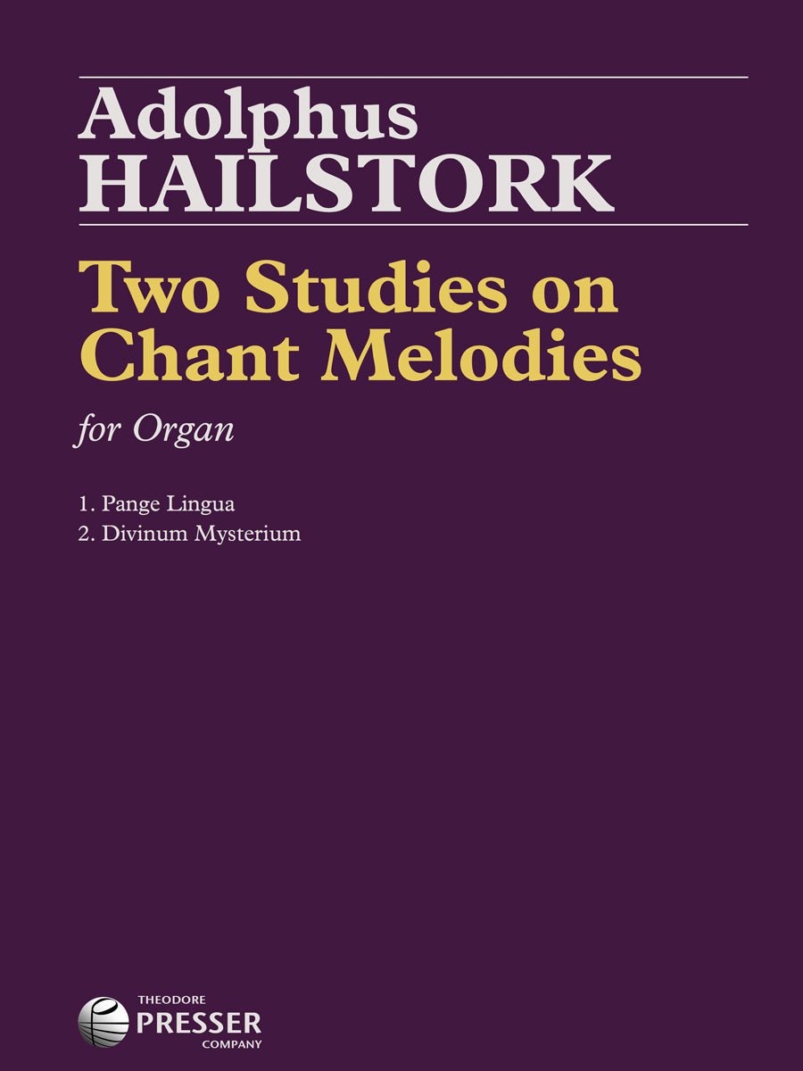 Two Studies On Chant Melodies