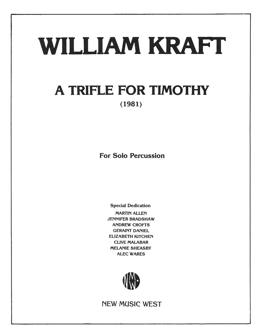 A Trifle for Timothy (1981)