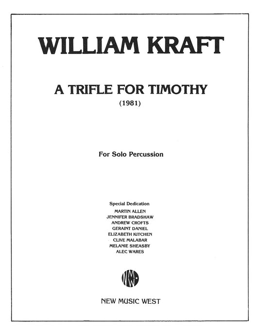 A Trifle for Timothy (1981)