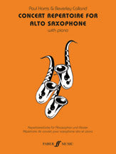 Concert Repertoire for Alto Saxophone