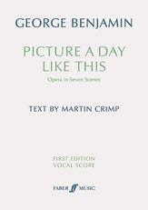 Picture a day like this (First Edition Vocal Score)