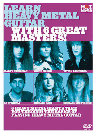 Learn Heavy Metal Guitar with 6 Great Masters