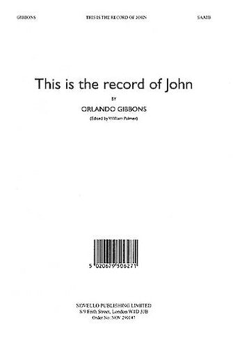 This Is the Record of John (Alto Verse)